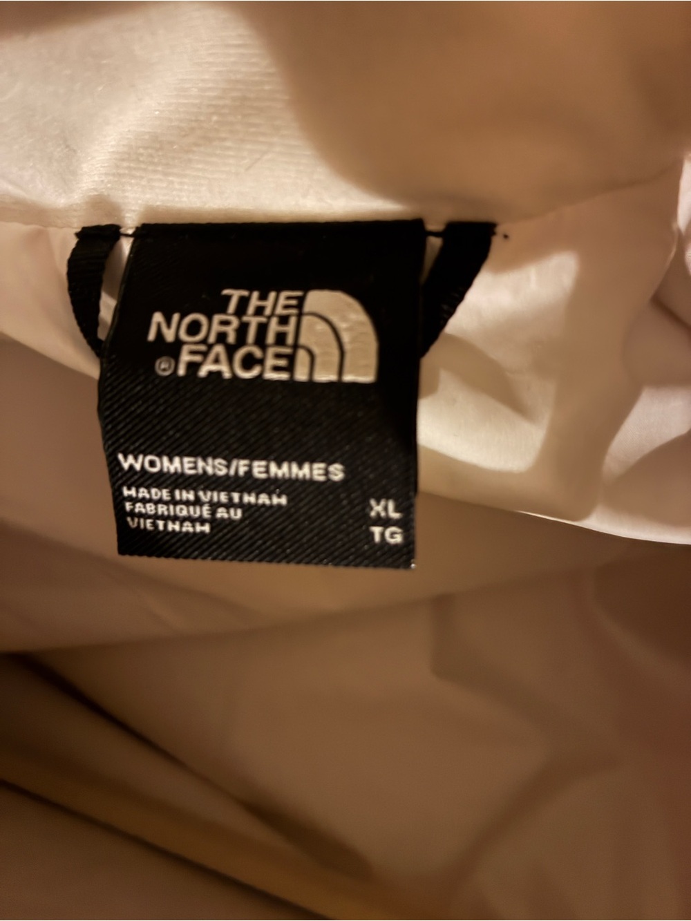 The North Face Women's Metropolis Jacket in Gardenia White with removable hood - Picture 6 of 6